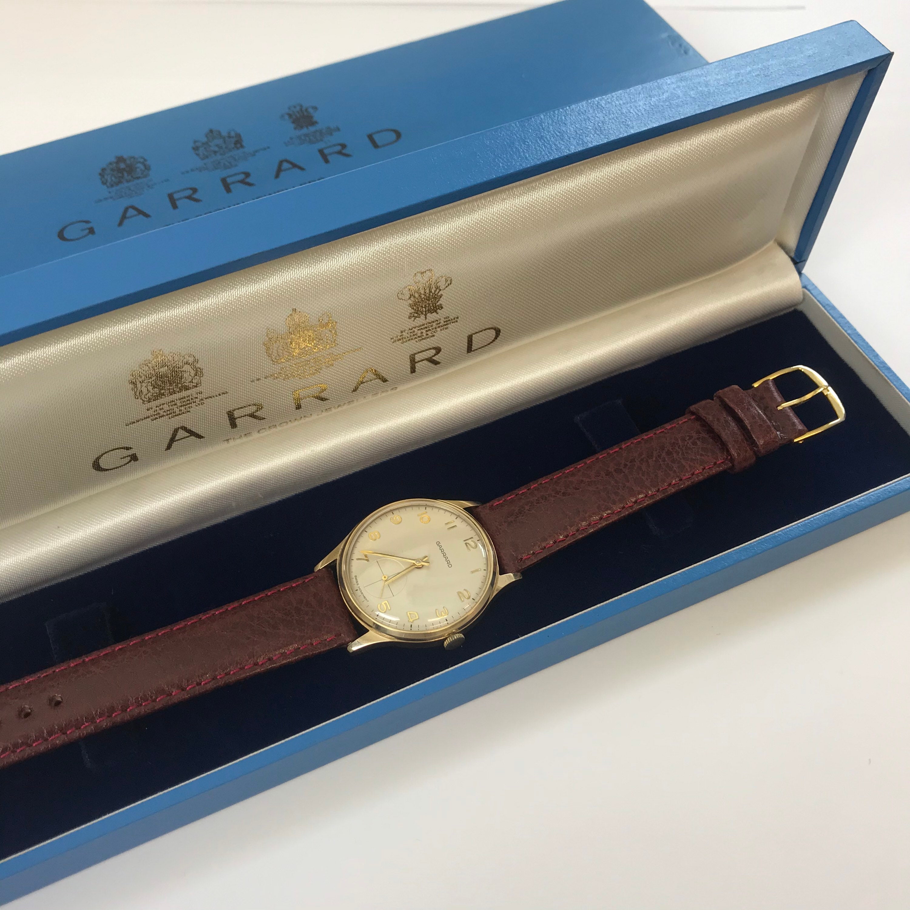 garrard watch gold