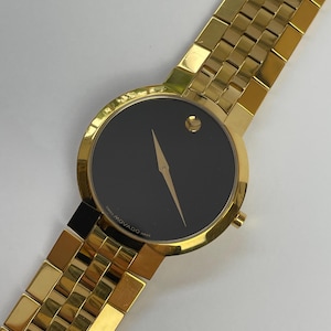 MOVADO Gents Gold Plated Quartz Dress Watch. REF No. 711