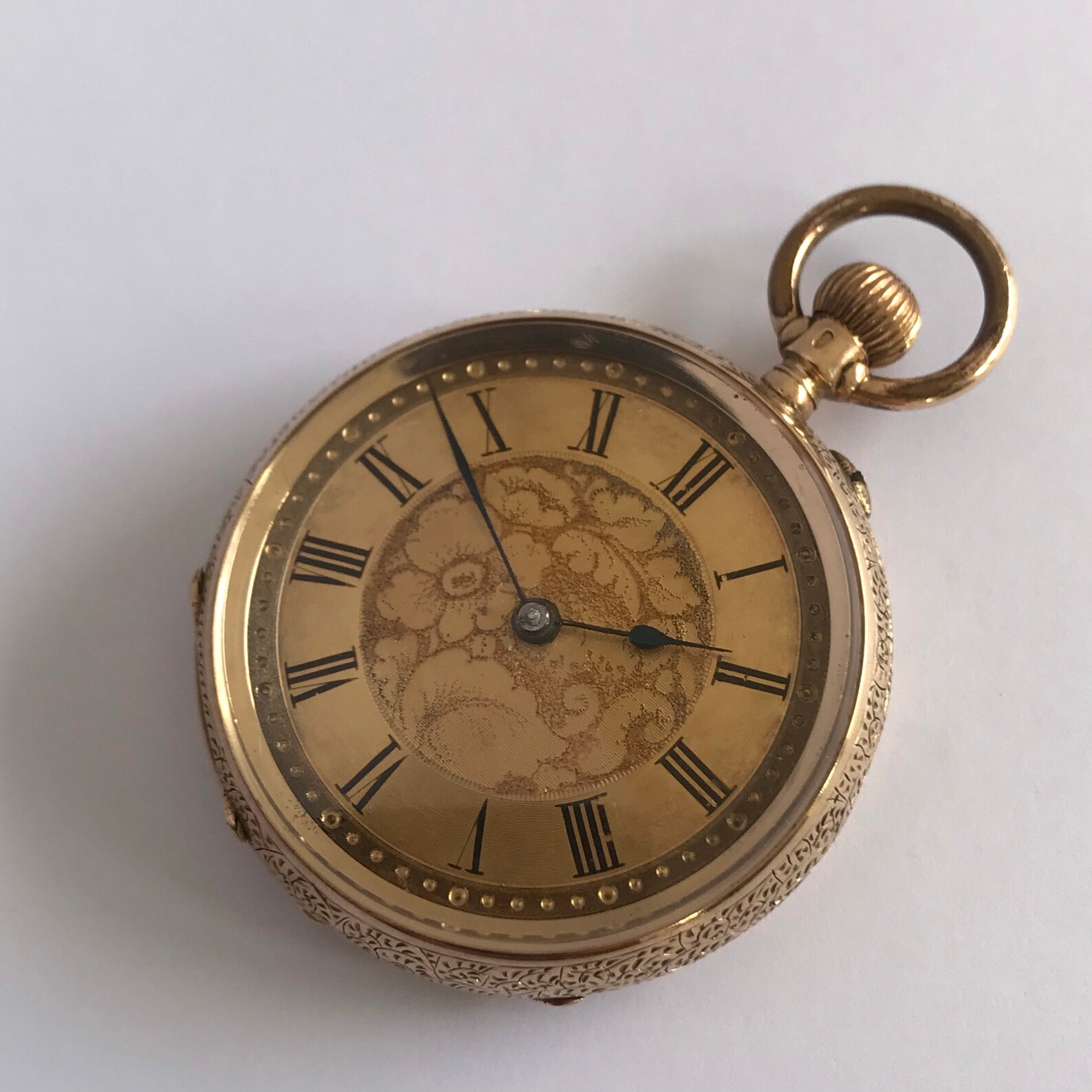 ANTIQUE Ladies 14k Gold Fob/pocket Watch. C.1900. REF No. 369 - Etsy