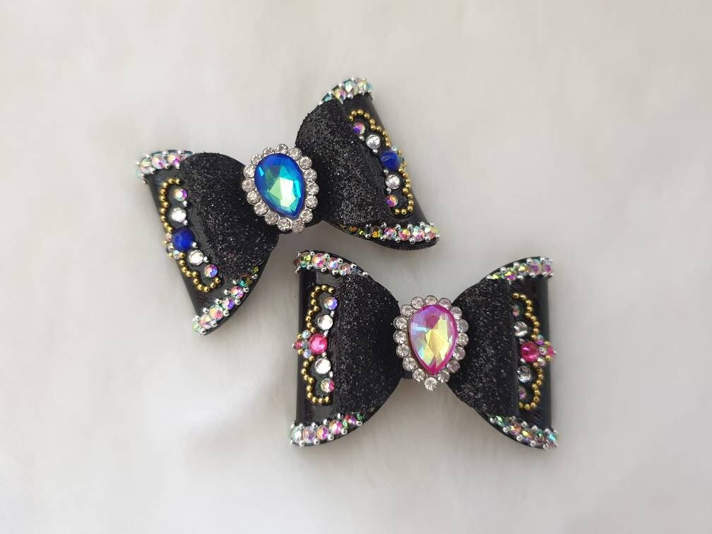 Vintage dog bows. Top knot dog bows. Show bows. Show bow. Etsy