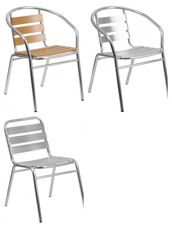 2 PACK Silla de comedor apilable patio interior o exterior con | Etsy