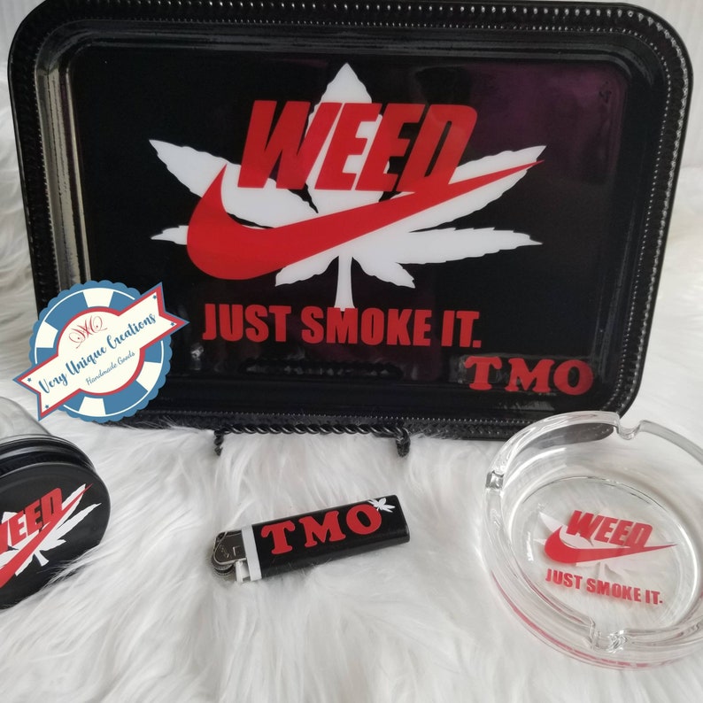 Nike Weed Just Smoke It Rolling Tray Set for men for women