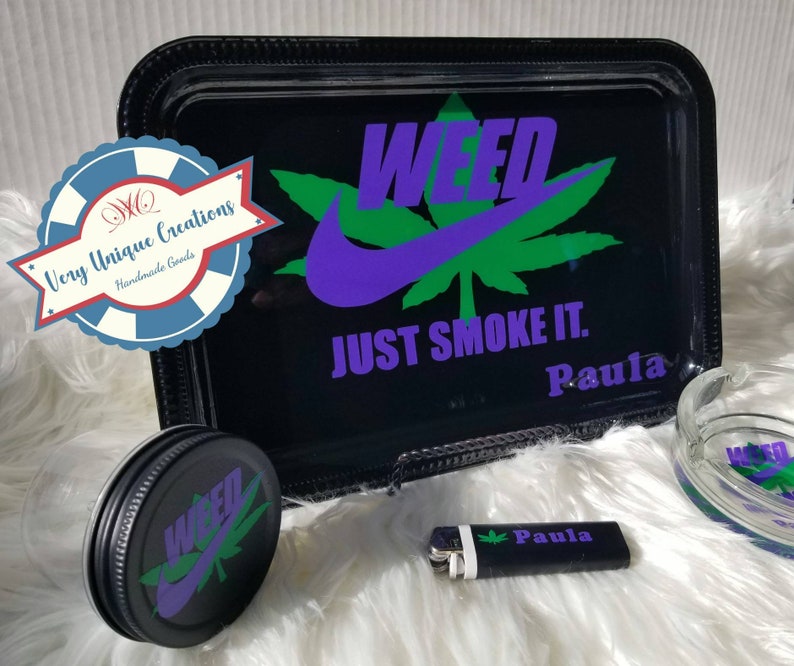 Nike Weed Just Smoke It Rolling Tray Set for men for women