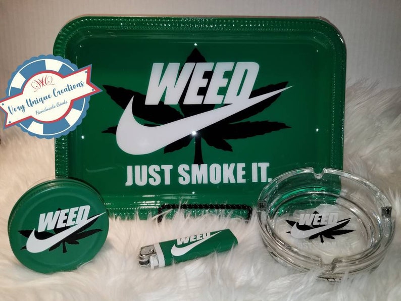 Nike Weed Just Smoke It Rolling Tray Set for men for women