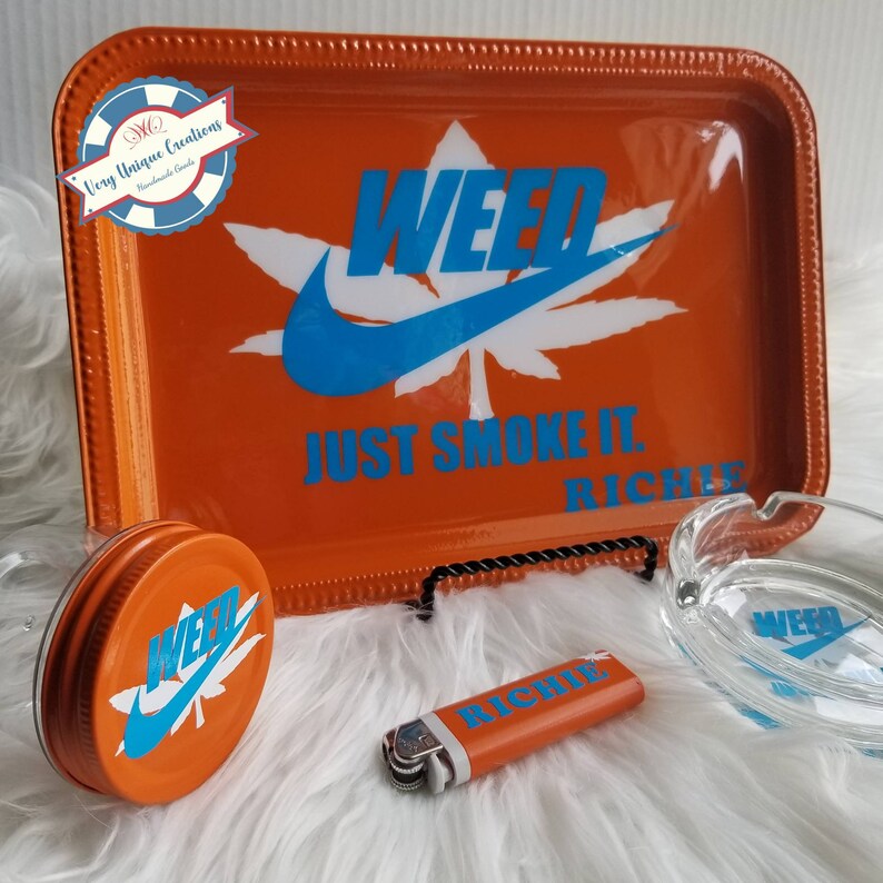 Nike Weed Just Smoke It Rolling Tray Set for men for women