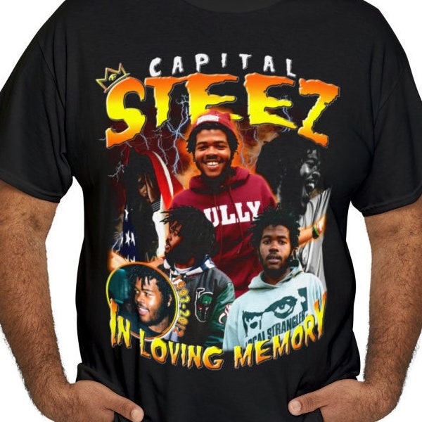 Limited Capital Steez Music,Band,Rock,Hip hop, Raper,R&B, Unisex Black T-Shirt Women and Man Unisex Tshirt Tee, Swaetshirt