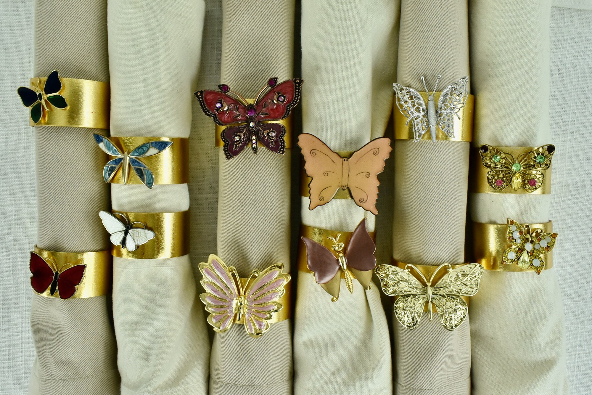 BUTTERFLY FLY AWAY Collection...... Set of 12 Vintage Etsy