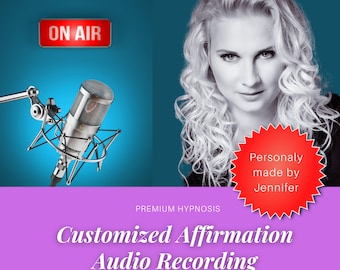 Custom Affirmation Audio Recording / Personal Affirmations / Recorded With Your Name/ MP3 Download/ Meditation Mp3 / Shadow Work /