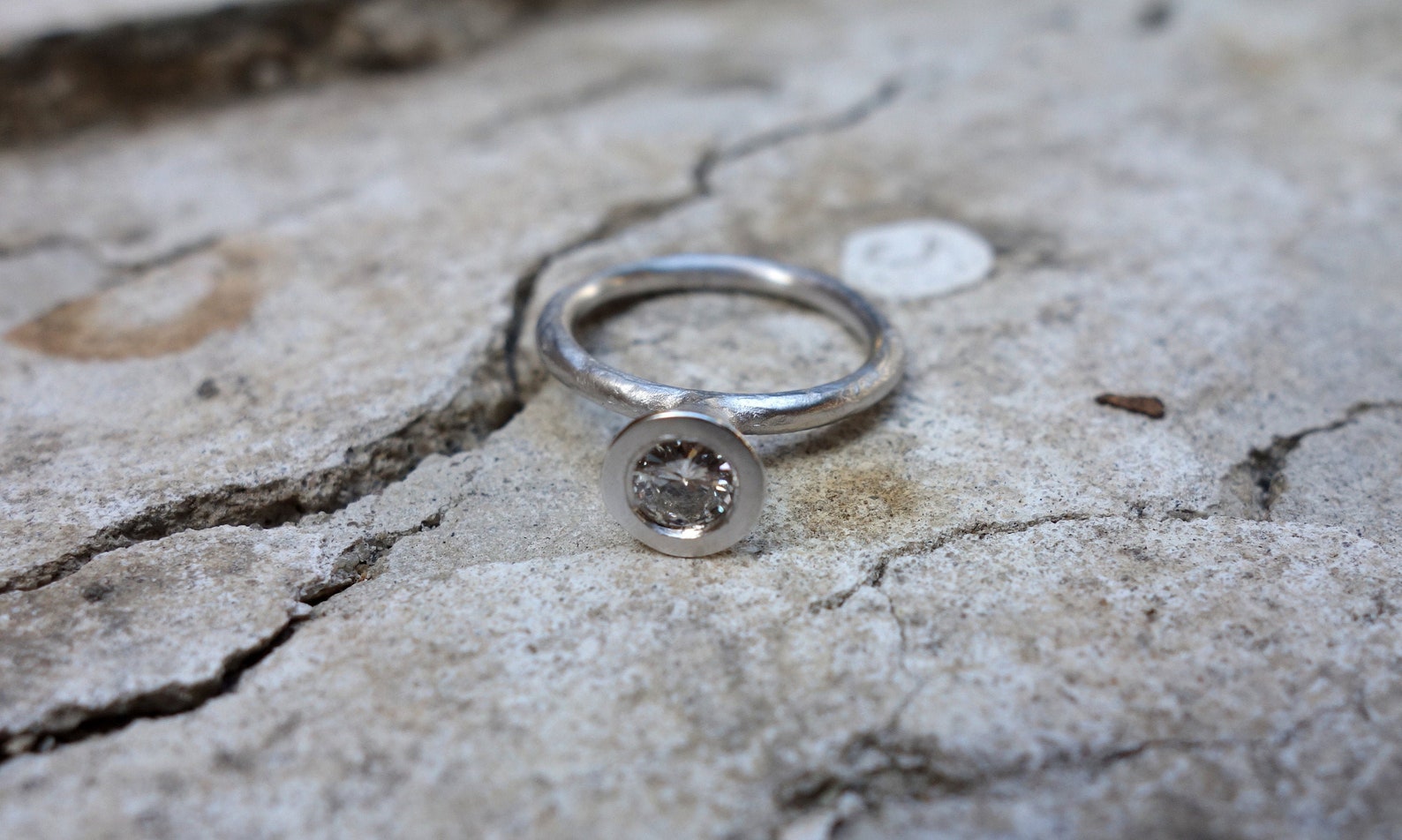 Single Diamond Ring Diamond Wedding Ring Genuine Diamond | Etsy