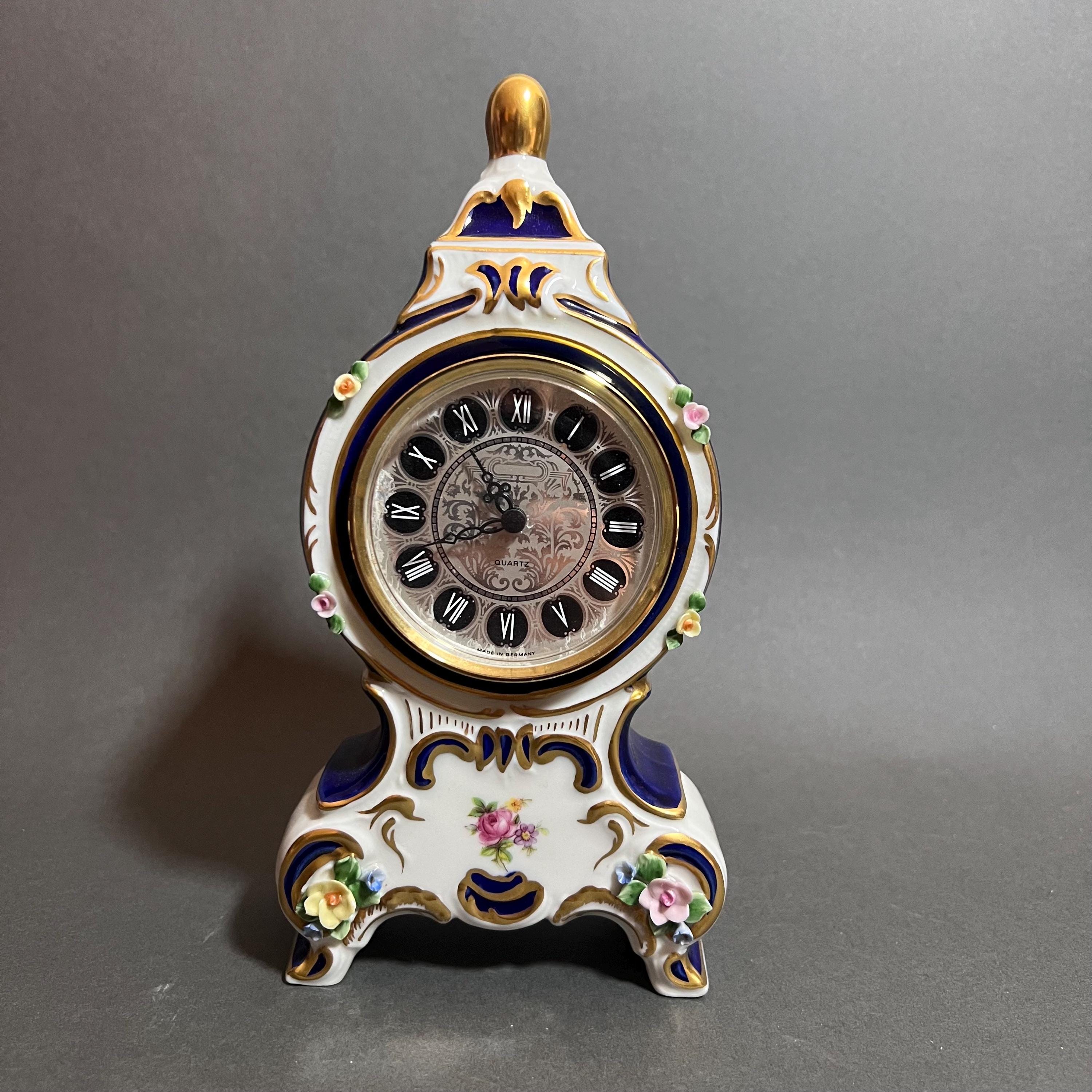 Dresden Porcelain Clock - Etsy