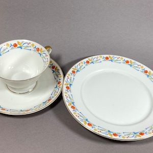 Collection cup collection set 30s cake crockery cake plate vintage nostalgia Krautheim