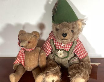 Duitse teddybeer Sigikid Gigi Nostalgie Beieren Tirol Kunstenaarsteddybeer Verzamelbeer
