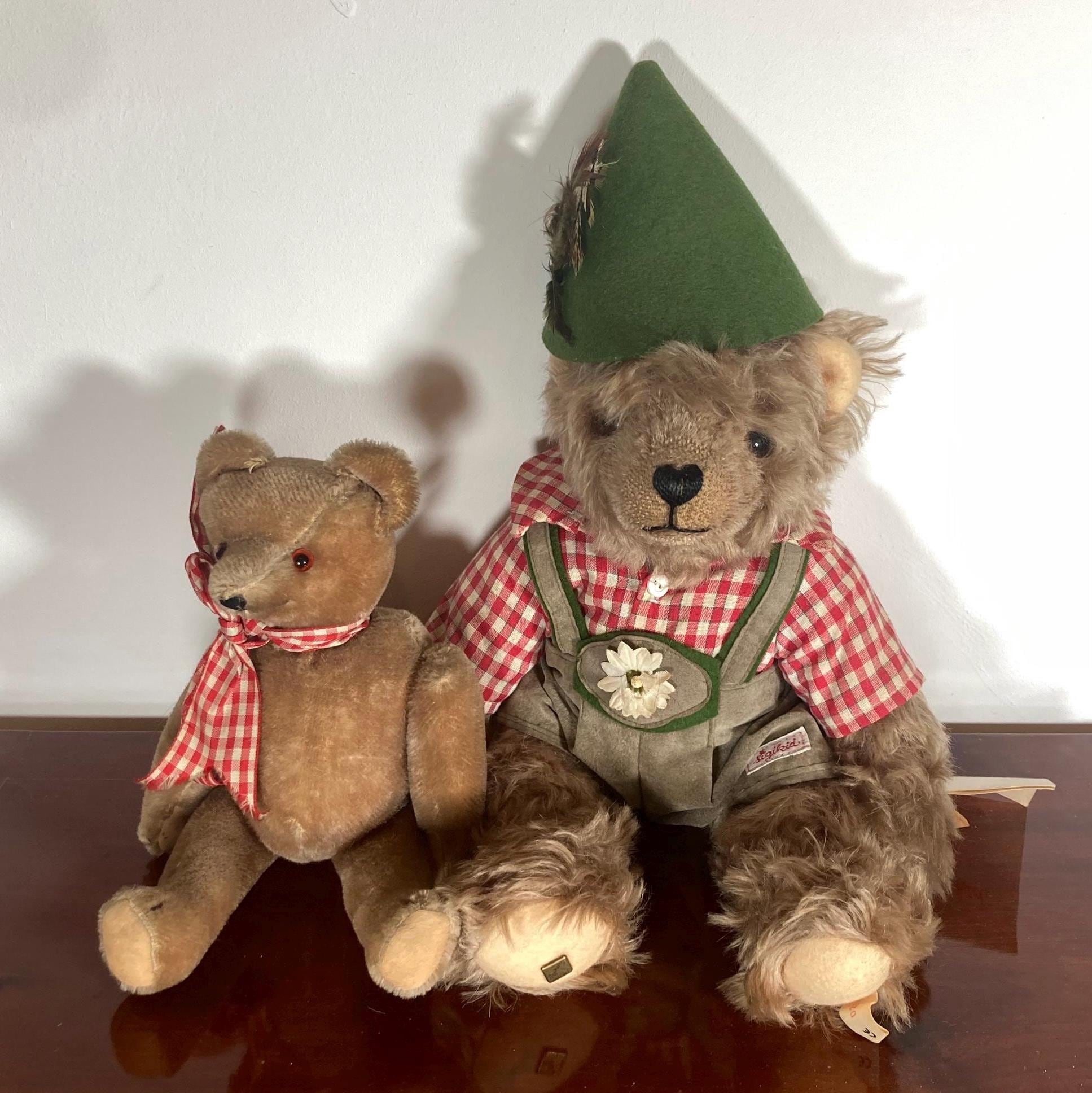 German Teddy Bear Sigikid Gigi Nostalgia Bavaria Tyrol Artist