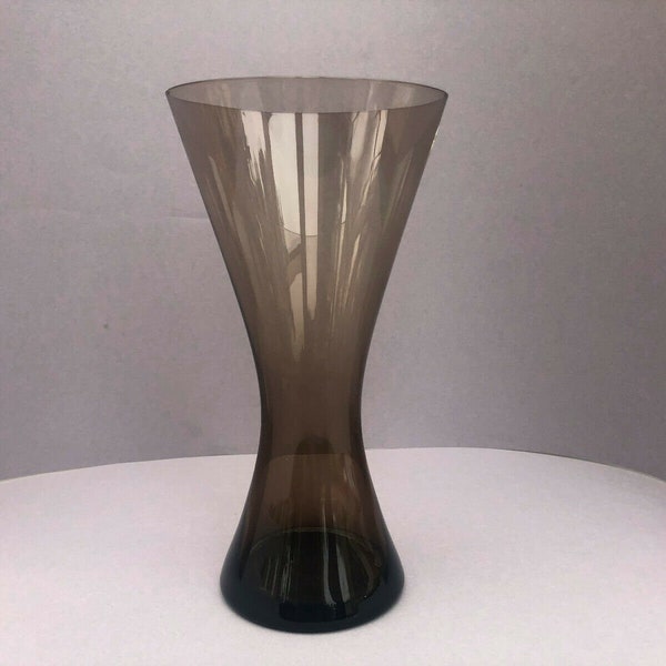 Smoked Glass Vase Etsy UK