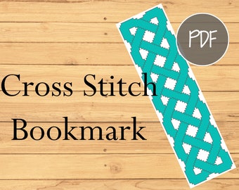 Celtic Knot Cross Stitch Bookmark Pattern | Instant PDF Download