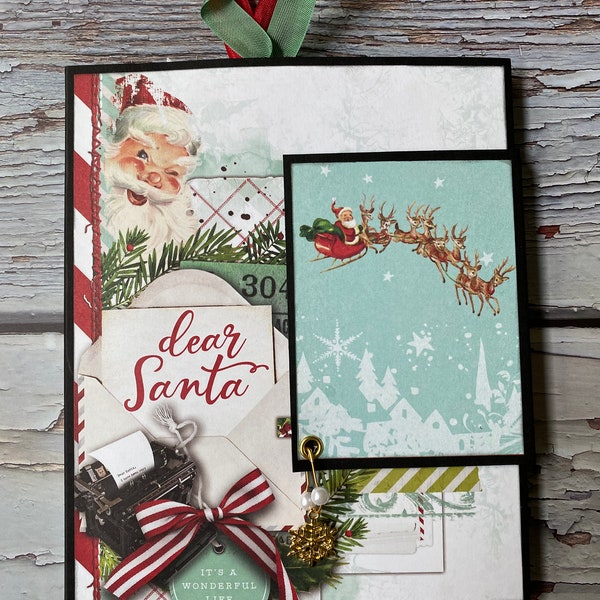 Christmas Folio Tutorial * Scrapbooking * Christmas Scrapbook * Mini Album