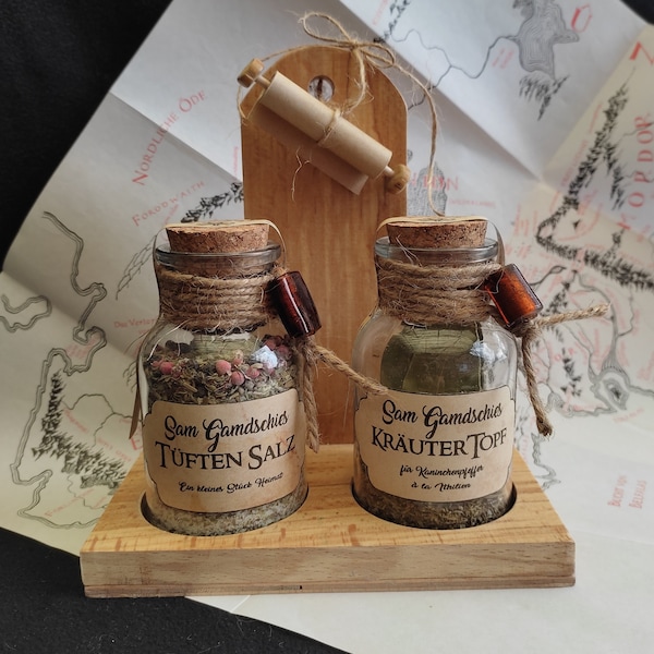 Sam Gamdschie's Tinker Salt and Herb Pot, for Lord of the Rings and Tolkien fans