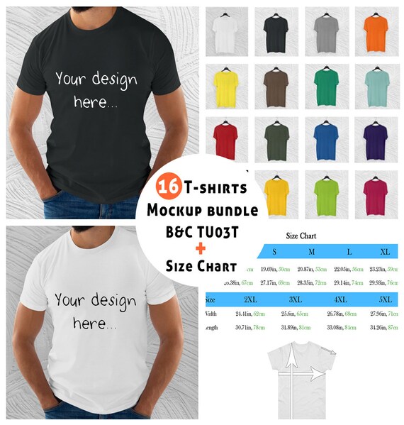 Download Men S T Shirt Mockup Mockup Bundle Short Sleeve Tshirt Etsy