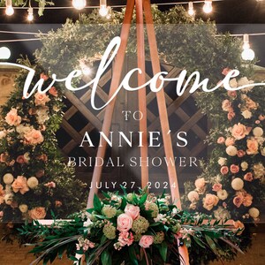 Custom Sign, Wedding Sign, Welcome Wedding Sign, Clear Acrylic, For Weddings Entrance or Ceremony, Bridal Shower Sign