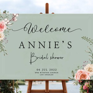 Custom Acrylic, Wedding Welcome Sign, Custom Acrylic Sign, Back Painted Acrylic, Bridal Shower Sign, acrylic with flowers