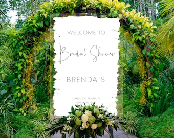 Custom Acrylic, Wedding Welcome Sign, Custom Acrylic Sign, Back Painted Acrylic, Bridal Shower Sign, Any color background