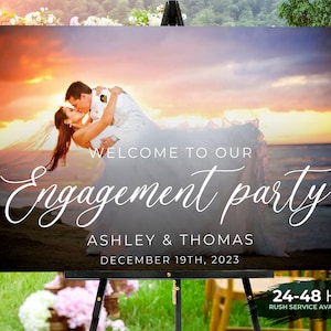 Signo de bienvenida de la foto, signo de bienvenida de la boda, signo de acrílico personalizado, signo de ensayo, signo de la imagen de la boda, cartel de la boda, signo de la boda de la foto