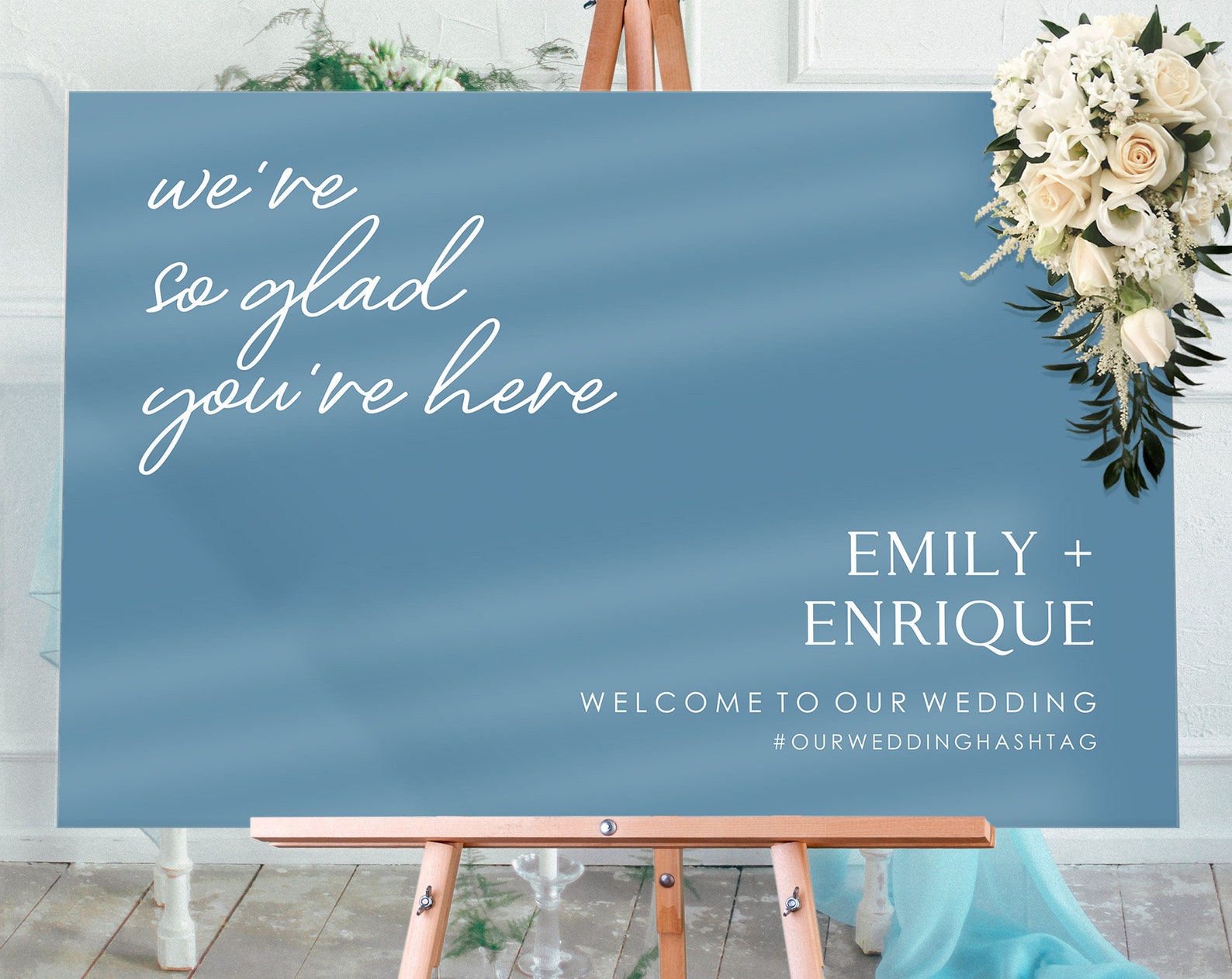 Welcome Powder Powder Blue Acrylic, Wedding Welcome Sign, Custom Acrylic Sign, Back ...