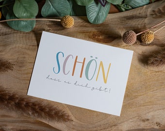 Greeting card - It's great that you exist