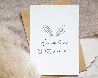 Postkarte Frohe Ostern