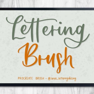 Lara&#39;s lettering brush - Procreate