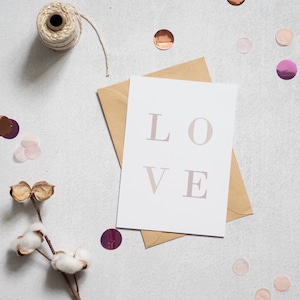 Postkarte  LOVE