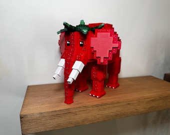 INSTANT DOWNLOAD Roblox Strawberry Elephant Steal A Brainrot STL File