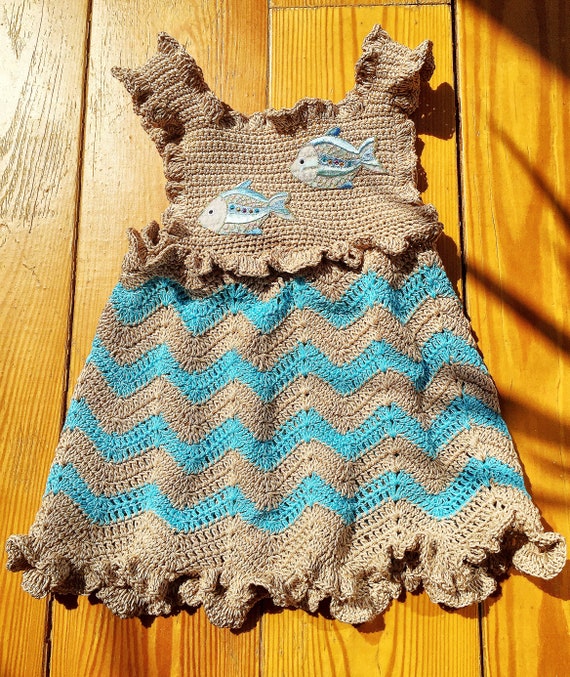 white christmas dresses 3D Starfish & Shells Crochet Beach Cover Up Dress – FAIRY SEASON