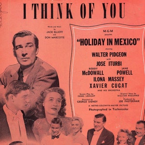 I Think of You von Jack Elliott und Don Marcotte (Noten)