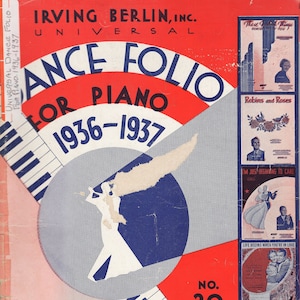 Universal Dance Folio for Piano No. 30 1936-1937