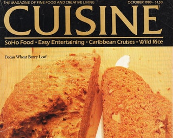 Cuisine Magazine October 1990 Good Condition