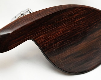 Handmade Elegant Guarneri Violin Chinrest in Rosewood by Figaro Importers