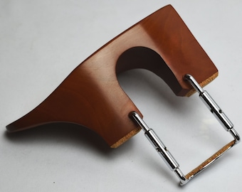 Extra High Chinrest - Berber (Ohrenform) Model in Himalayan Boxwood