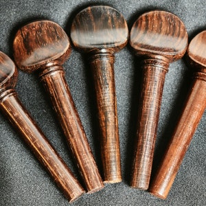 Handmade Swiss Style Violin Peg Set in Rosewood