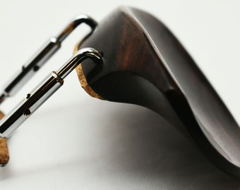 Handmade Brandt Violin Chinrest in Beautiful Rosewood by Figaro Importers
