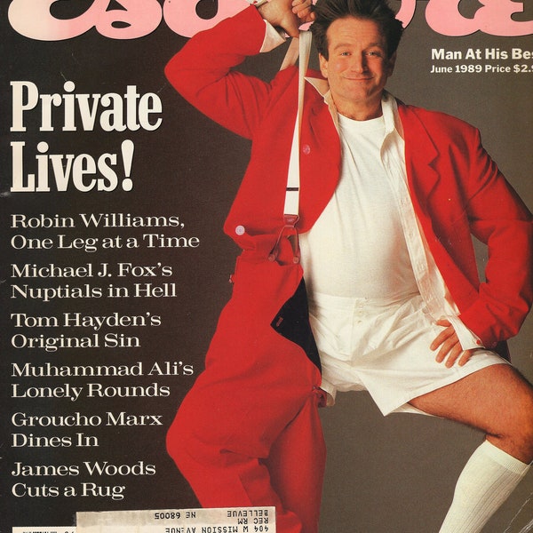 Edición especial de la revista Esquire Junio de 1989 Buen estado