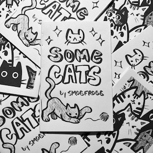 SOME CATS (mini-zine + sticker)