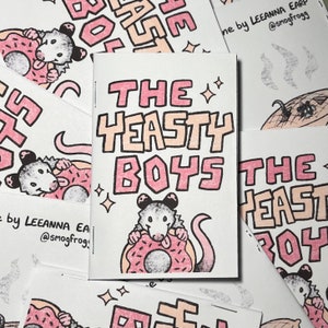 THE YEASTY BOYS (mini-zine + sticker)