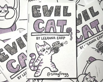 Evil Cat (mini-comic + sticker)