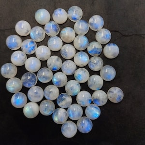 Moonstone cabochon, moonstone round, 10mm Moonstone round flatback cabochon, moonstone cabochon lot, Rainbow Moonstone, loose moonstone