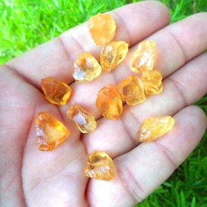 Raw Citrine, Rough Citrine, Raw Citrine Crystal, Raw Citrine gemstone, healing Citrine, Raw Citrine For Jewelry Making Size 12 to 14 mm