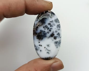 36.50 Crts 34.50X27.50X5.30 MM Dendedrite Agate Opal Top quality Dendedrite Opal Cabochon Beautif lDesignerStone of Jewelery making Heart