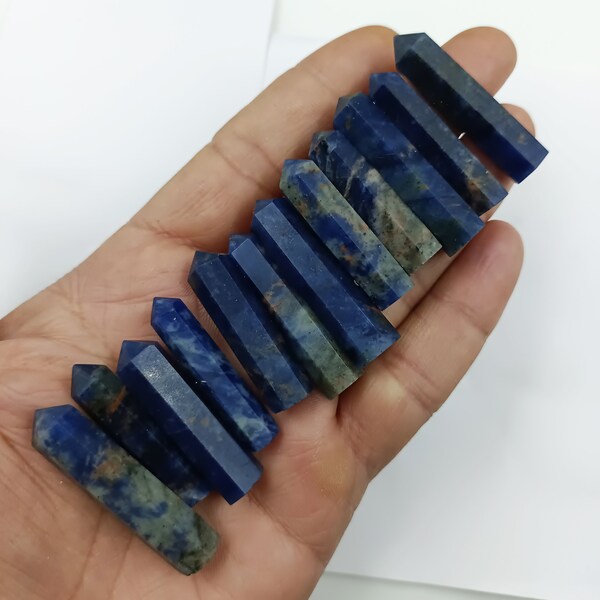 Sodalite mini Crystal tower, crystal tower, miniature crystal tower, mystery tower