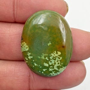 Natural Tibetan Turquoise Oval Shape Cabochon Flat Back high Quality Gemstone size 31x24x6mm