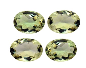 Beautiful Design,Top Handmade Polished For Jewelry Making, 10 Piece 12 mm  15 mm Green Amethyst Faceted Heart shape